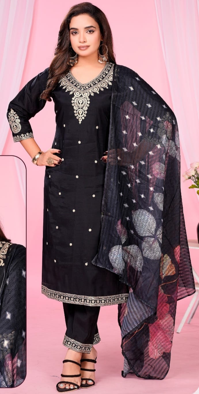 kurti set with digital dupatta